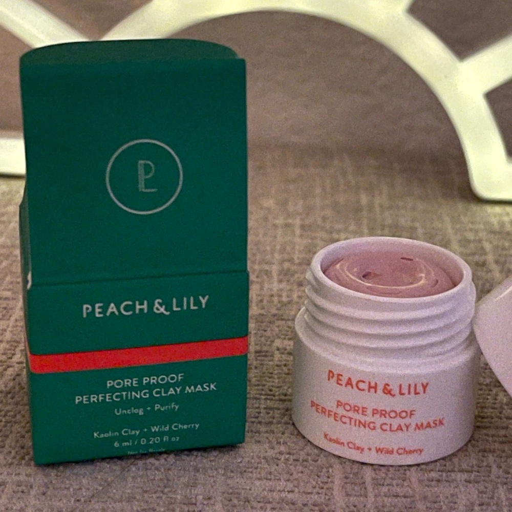 Peach & Lily Pore Proof Perfecting Clay Mask - Wild Cherry -  6 mL/.20 fl oz